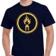 The Yellow Logo T-shirt (Navy blue)